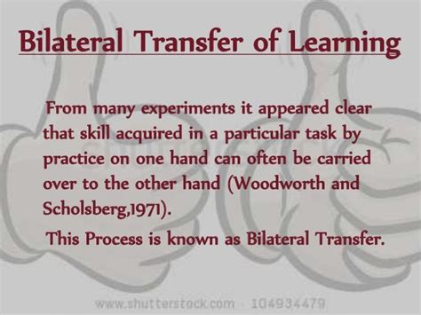 bilateral transfer|bilateral transfer motor learning.